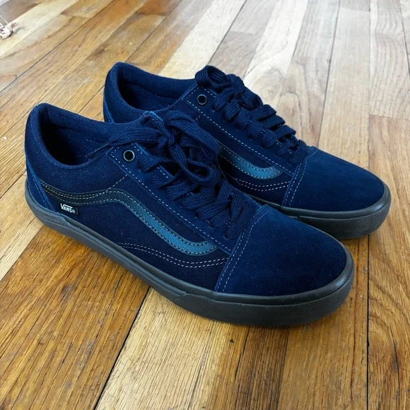 Vans Men's BMX Old Skool Sneakers- dark blue - Picture 4 of 8